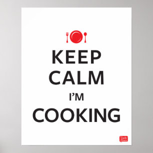Poster Keep Calm I'm Cooking