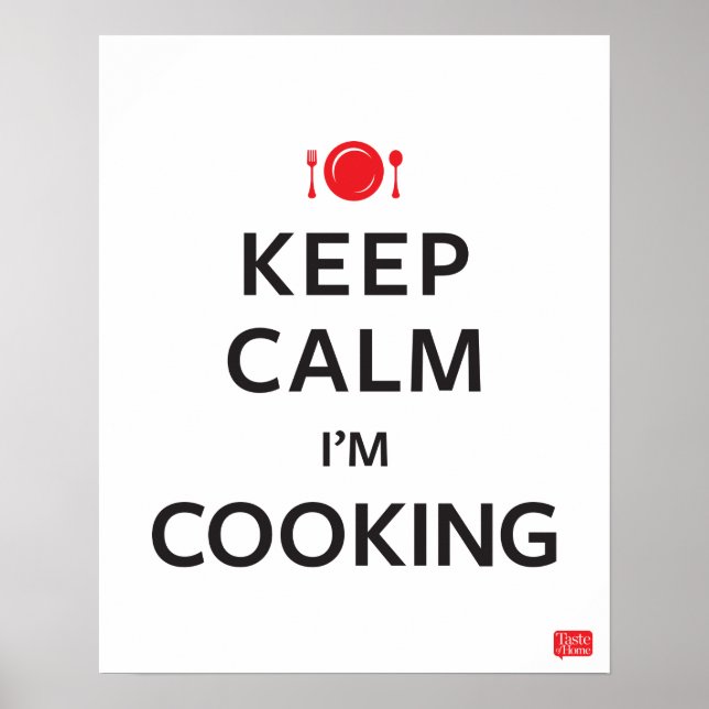Poster Keep Calm I'm Cooking (Frente)