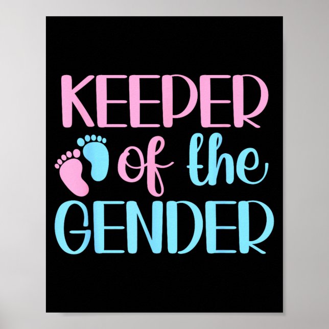 Poster Keeper Of The Gender Pregnancy Announcement Gender (Frente)