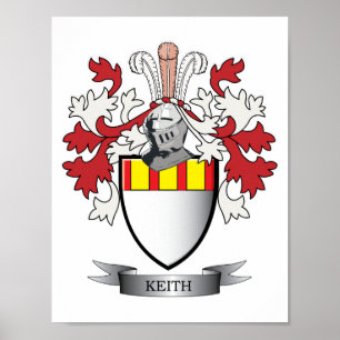 Pôster Keith Family Crest Casaco de Armas