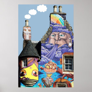 Pôster Kelburn Castle Grafite Project Fairlie Scotland