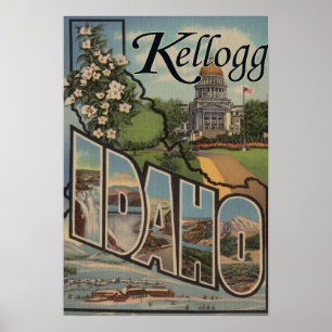 Pôster Kellogg, Idaho - grandes cenas da letra