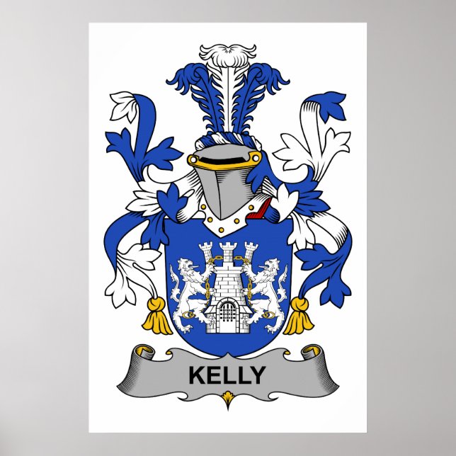 Pôster Kelly Family Crest (Frente)