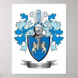 Pôster Kelly Family Crest