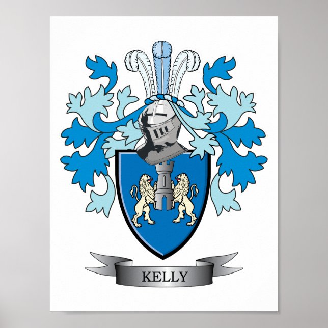 Pôster Kelly Family Crest (Frente)