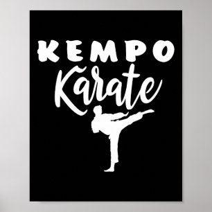 Poster Kempo Karate Kenpo Artes Marciais Shaolin