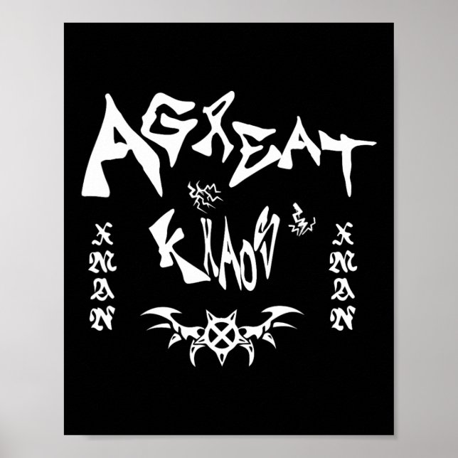 Poster Ken Carson Merch Design Agc (Frente)