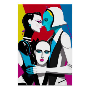 Pôster Ken Gage A Situação Retrowave