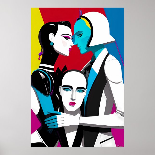 Poster Ken Gage A Situação Retrowave (Frente)