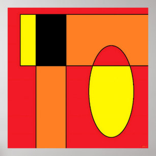 Poster Ken Gage Egg Invader I