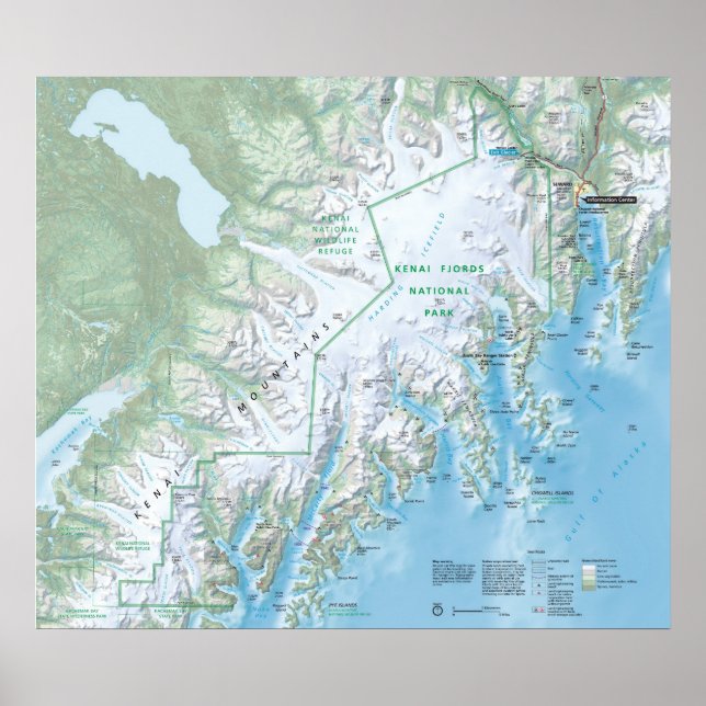 Pôster Kenai Fjords (Frente)