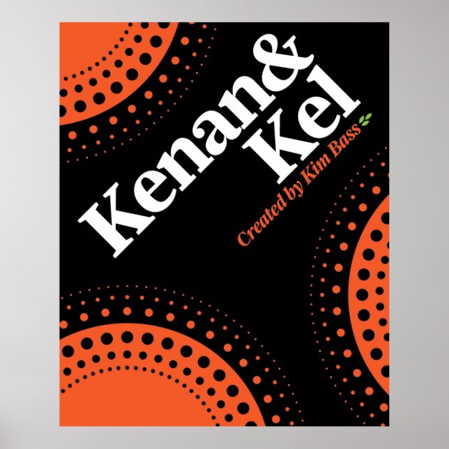 Poster Kenan Kel Orange Soda Style Design Nickelodeon (Frente)
