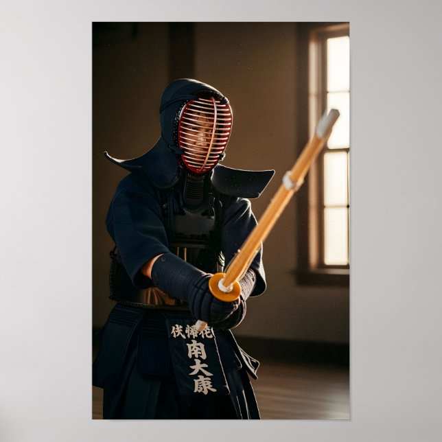Poster Kendo Japonês (Frente)