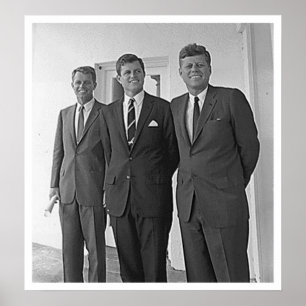 Pôster Kennedy Brothers, John, Ted, Robert