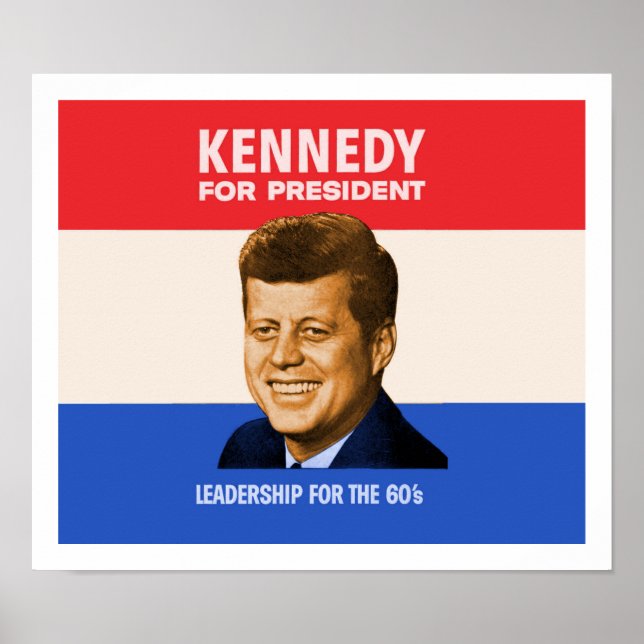 Pôster Kennedy para Presidente (Frente)