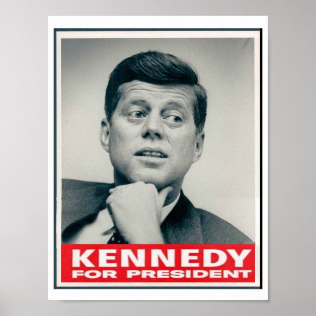 Pôster Kennedy para Presidente (Frente)