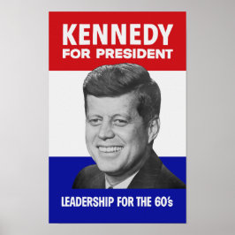 Poster Kennedy Para Presidente 1960