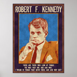 Poster Kennedy, Robert - "Por que não?"