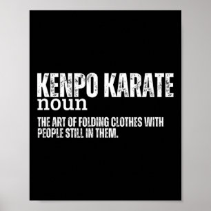 Poster Kenpo Karate Definição Engraçado American Kenpo 1