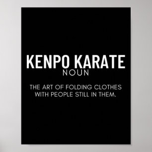 Poster Kenpo Karate Definition Engraçado American Kenpo