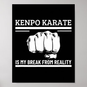 Poster Kenpo Karate É Minha Quebra Da América Engraçada