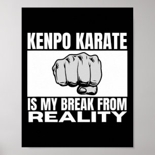 Poster Kenpo Karate É Minha Quebra Da América Engraçada
