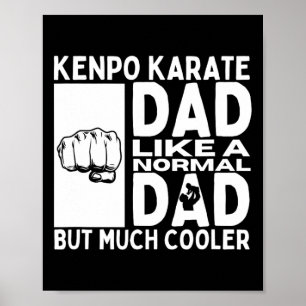 Poster Kenpo Karate Pai Padre Cita Encantado Americano Ke