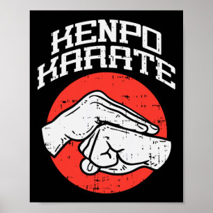 Poster Kenpo Karate Salutation Kempo Martial Arts Men Wom