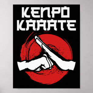 Poster Kenpo Karate Salutation Kempo Martial Arts Men Wom