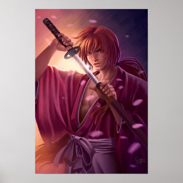 Poster Kenshin Himura (Frente)