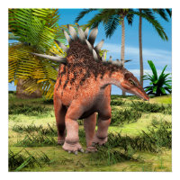Kentrosaurus Dinossauro Selva Arte Pré-Histórica