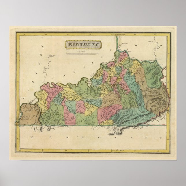 Pôster Kentucky 7 (Frente)