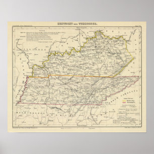 Pôster Kentucky e Tennessee