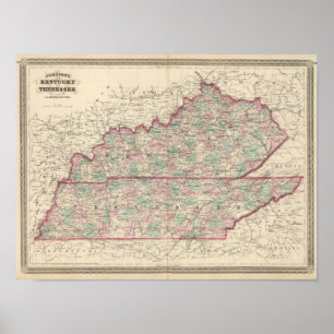 Pôster Kentucky e Tennessee