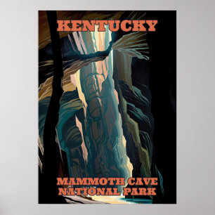Poster Kentucky Mammoth Cave National Park V02