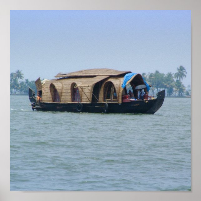 Pôster Kerala Houseboat (Frente)