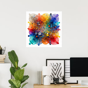 Poster “Kerplopulous” – Abstrato Psicodélico