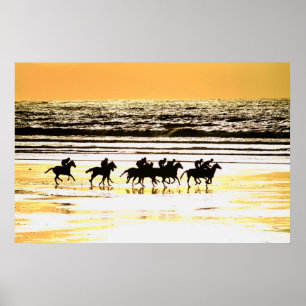 Pôster Kerry de competência Ireland da praia