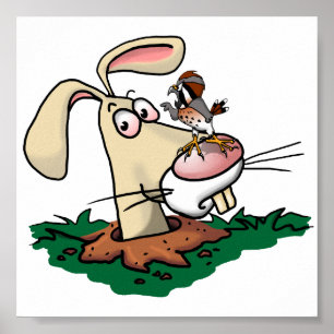 Pôster Kestrel e Rabbit