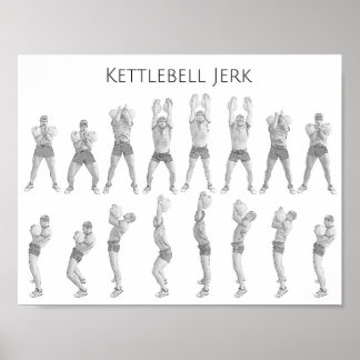 Pôster Kettlebell Jerk