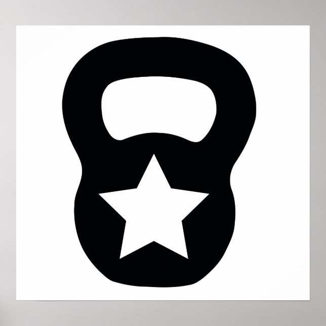 Poster Kettlebell Star (Frente)