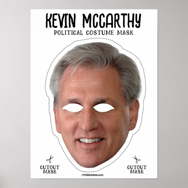 Poster Kevin McCarthy Costume Mask (Frente)