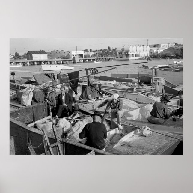 Pôster Key West Fisheries, 1938 (Frente)