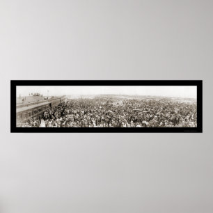 Poster Key West FL 1rua Train Photo 1912