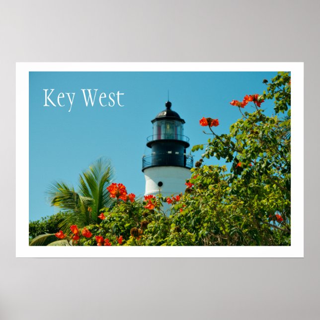 Poster Key West LIghthouse, Key West Florida (Frente)