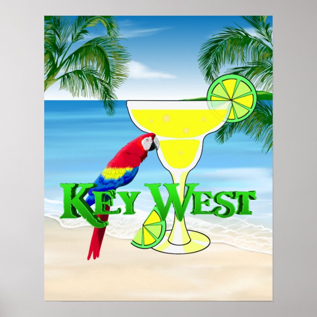 Poster Key West Margarita (Frente)