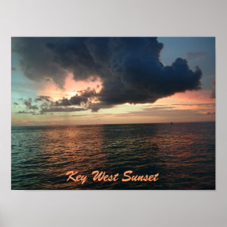 Poster Key West Sunset