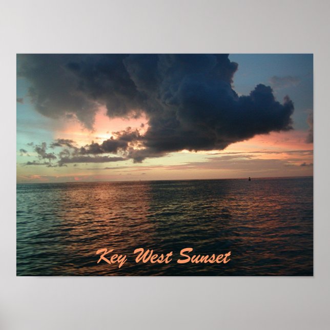 Poster Key West Sunset (Frente)