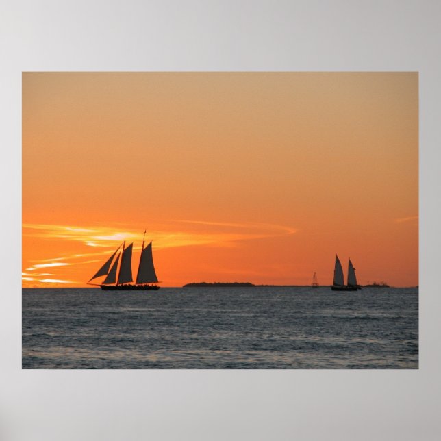 Poster Key West Sunset (Frente)