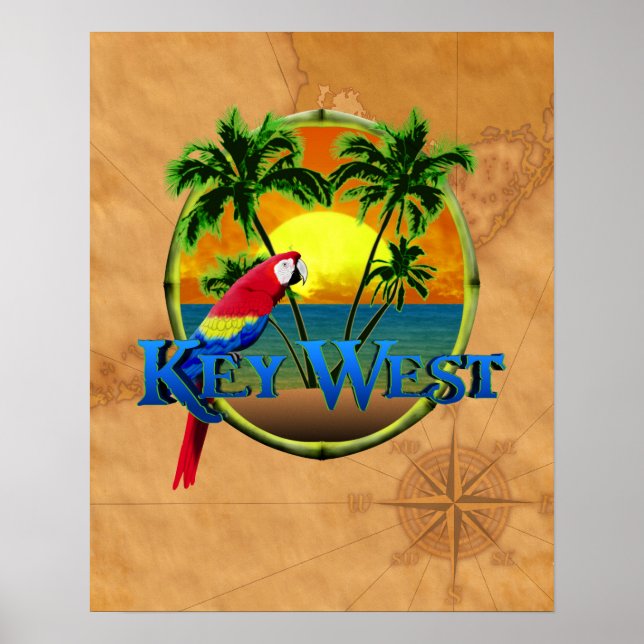 Poster Key West Sunset (Frente)